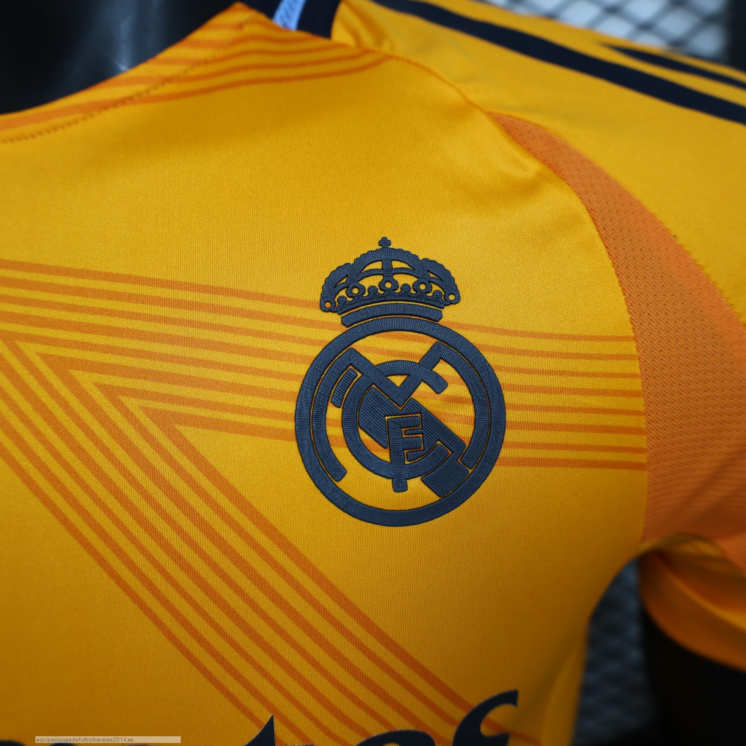 Nuevo 2ª Jugadores Camiseta Real Madrid 24/25 Naranja Baratas